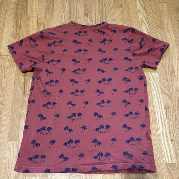 Palm Tree 100% Cotton Short Sleeve T Shirt - Picture 5 of 5